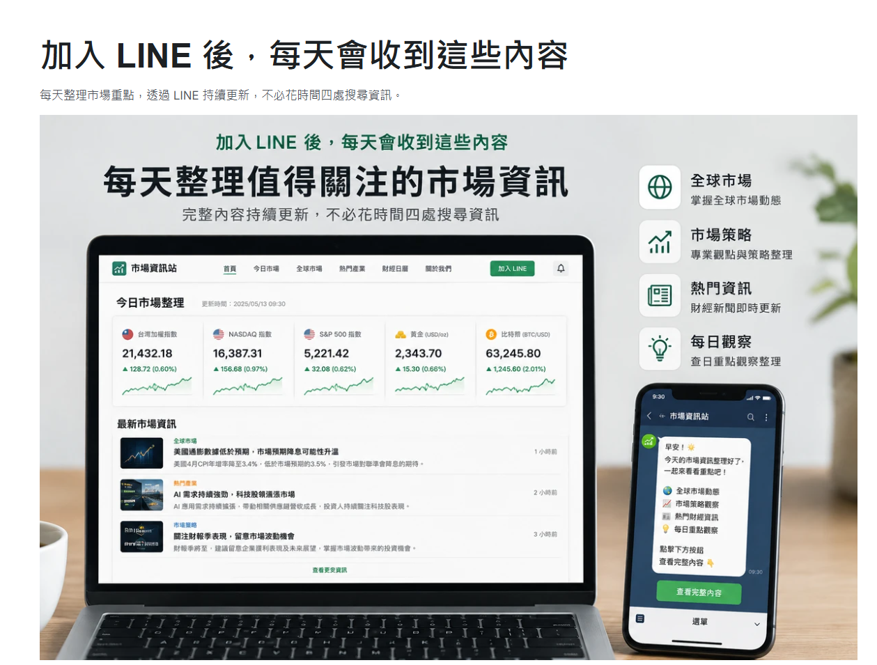 市場資訊整理預覽